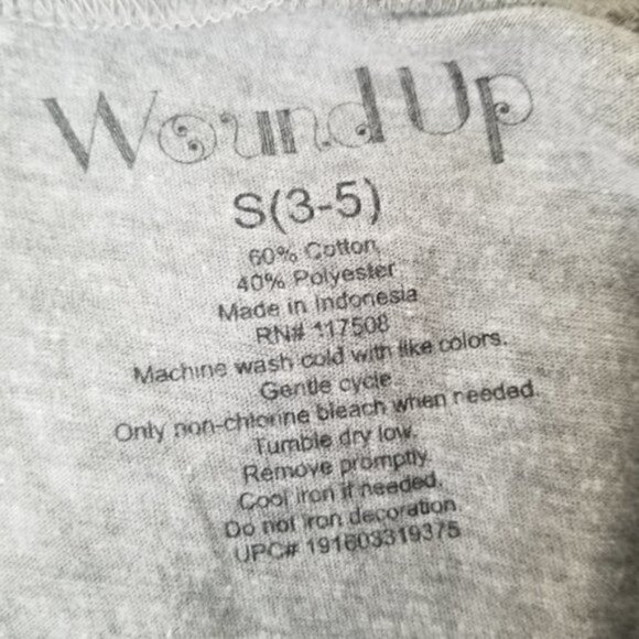 4/$25 Wound Up Grey Western Skull Statement Shirt - Picture 4 of 4